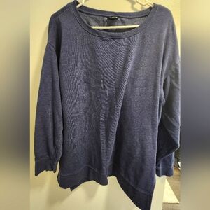 Blue Cozy Fleece Sweatshirt from Torrid
